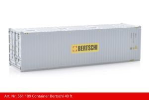 Container 40 ft Bertschi grau - Kiss Schweiz 561109 Spur 1